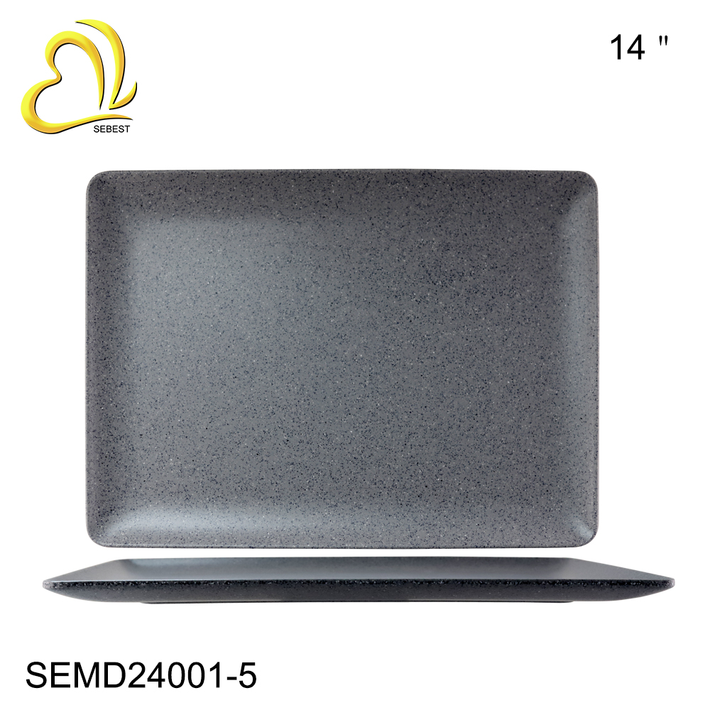rectangular melamine trays
