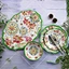 floral melamine plates