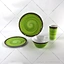 green melamine dinnerware sets