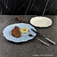 white melamine dinner plate