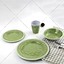 green melamine dinnerware sets