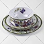 12 piece melamine dinnerware set