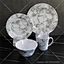 marble melamine plates