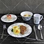 melamine dinnerware set for 4