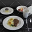 white melamine dish