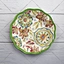 floral melamine plates