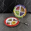 white round melamine plate