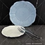 dinner melamine white plate