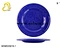 blue melamine plates