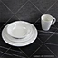 white glaze dish