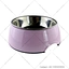 dog melamine stainless bowl