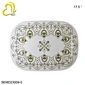 melamine brown oval tray