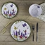 12 piece melamine dinnerware set