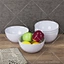 salad bowl white bowls