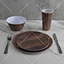 set melamine tableware