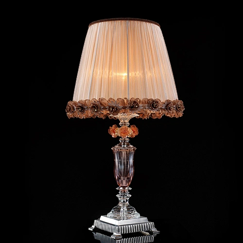 Crystal Side Lamps Home Decor Modern Crystal Luxury Bed Side Metal Table Lamps Reading Lamps For Bedroom