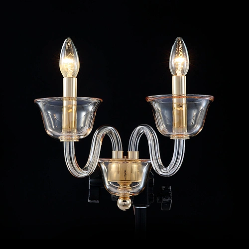 Best Price Classical American Brass Crystal Drops LED Wall Light Sconce