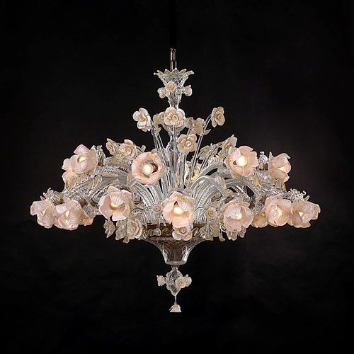 Flower Crystal Chandelier Crystal European Vintage Hotel Pendant Lighting Led Art Classic Dining Modern Flower Crystal Chandelier