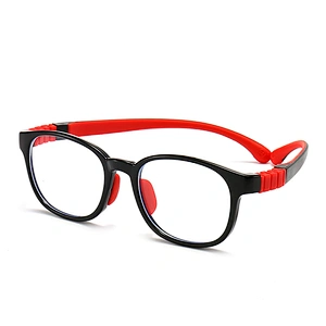 Lightweight Square Kids Optical Glasses for Computer Anti Blue Light Clear Lens