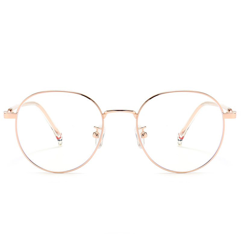 For Women Metal Optical Glasses Long Temple Tips Clear Lenses Vintage Style