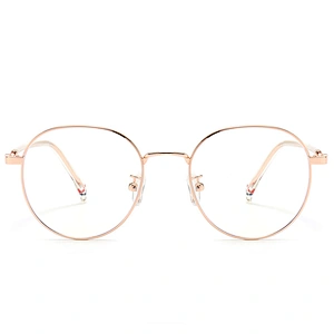 For Women Metal Optical Glasses Long Temple Tips Clear Lenses Vintage Style