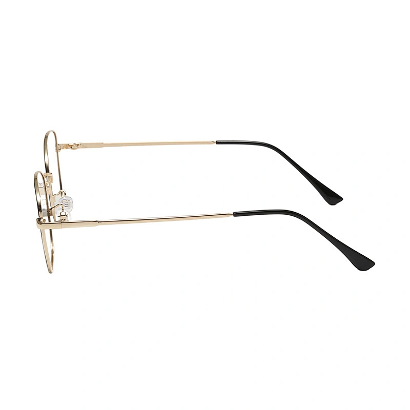 Metal Optical Glasses Square Shape Frame Two Tones Eyeglasses