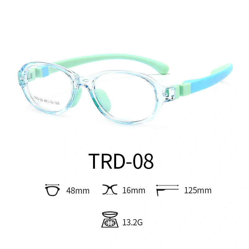 Cute Plastic Optical Glasses for Children Clear Lenses TR90 & TPEE