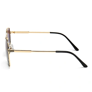 Sunglasses for Adults UV400 Colorful Polarized Lenses Hexagonal Frame Sunglasses