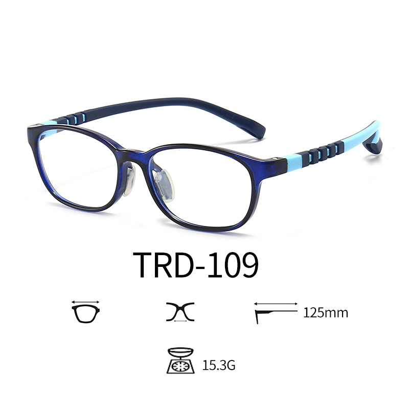 Retro Optical Glasses Two Color for Kids Lightweight Blue Light for Computer