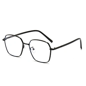 Retro Metal Optical Glasses Vintage Black Wire Frame Eyeglasses