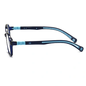 Kids Optical Glasses Blue Light Polarized Lenses with Polygon Frame