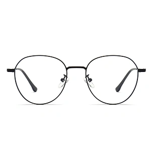 Round Metal Optical Glasses for Gaming Anti Glare Anti Blue Light CP Temple Tips