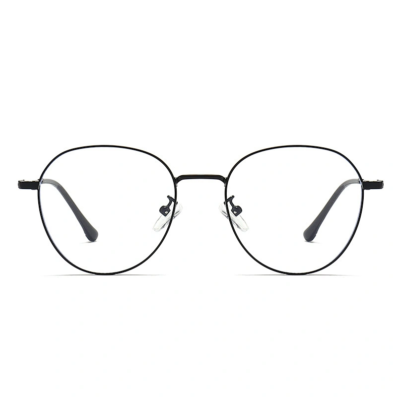 Round Metal Optical Glasses for Gaming Anti Glare Anti Blue Light CP Temple Tips