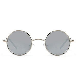 Circle Men's Sunglasses Polarized Lenses Retro Style Sunglasses