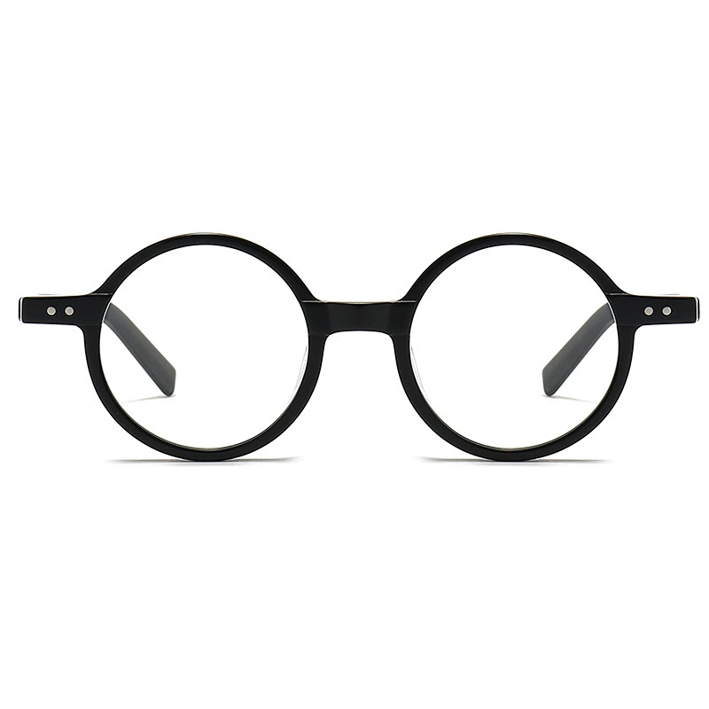 Acetate Optical Glasses Circle Frame Eyeglasses Unique Retro Style