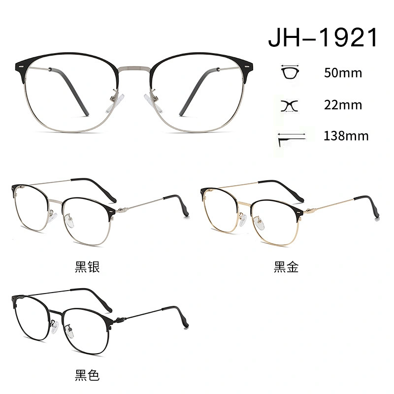 Browline Metal Optical Glasses for Gaming Clear Lenses Eyeglasses