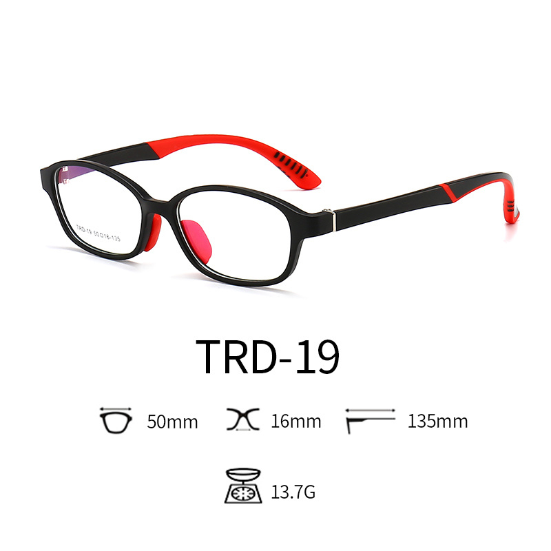 Optical Glasses for Kids Two Tones Frame Clear Lenses Acetate Eyeglasses