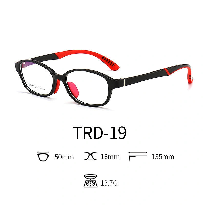 Optical Glasses for Kids Two Tones Frame Clear Lenses Acetate Eyeglasses