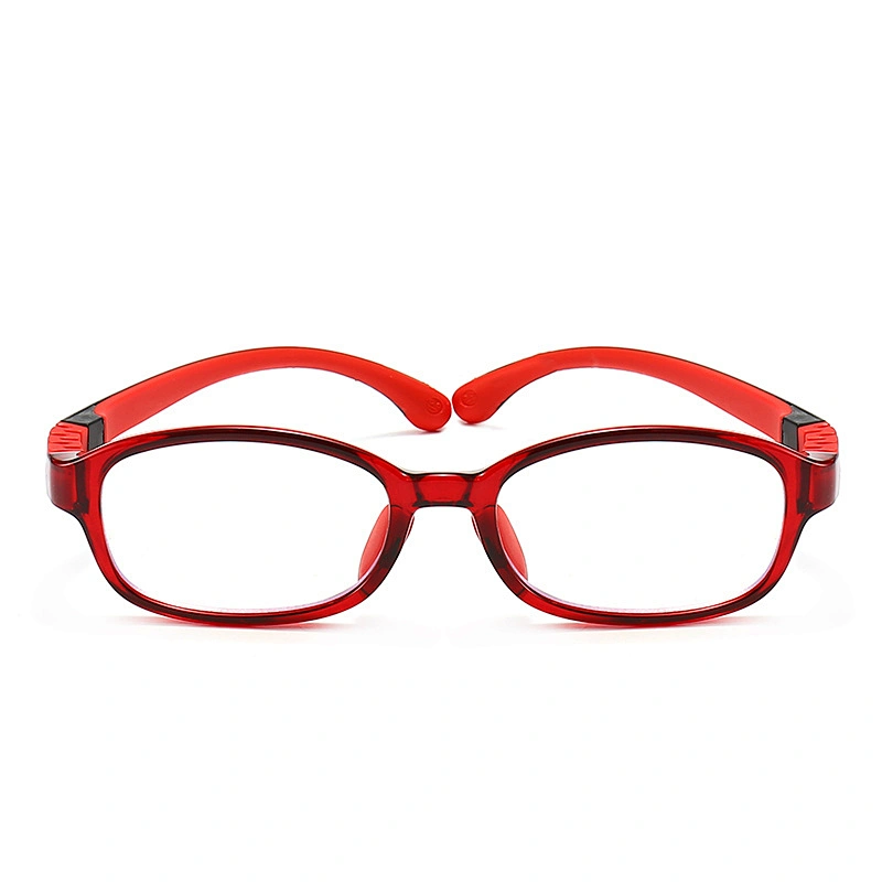 Cool Retro Optical Glasses for Teens TR90 Frame Soft Nose Pad Blue Light Lenses