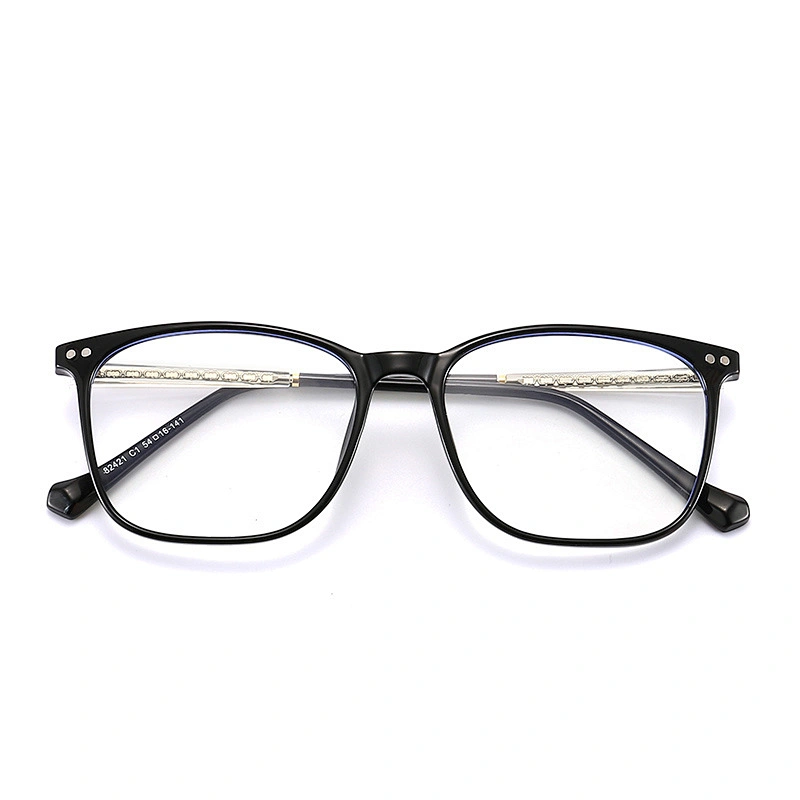 TR90 Optical Glasses for Female Black Square Frame Eyeglasses