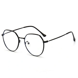 Retro Metal Optical Glasses Loved by Teenagers Classic Style Black