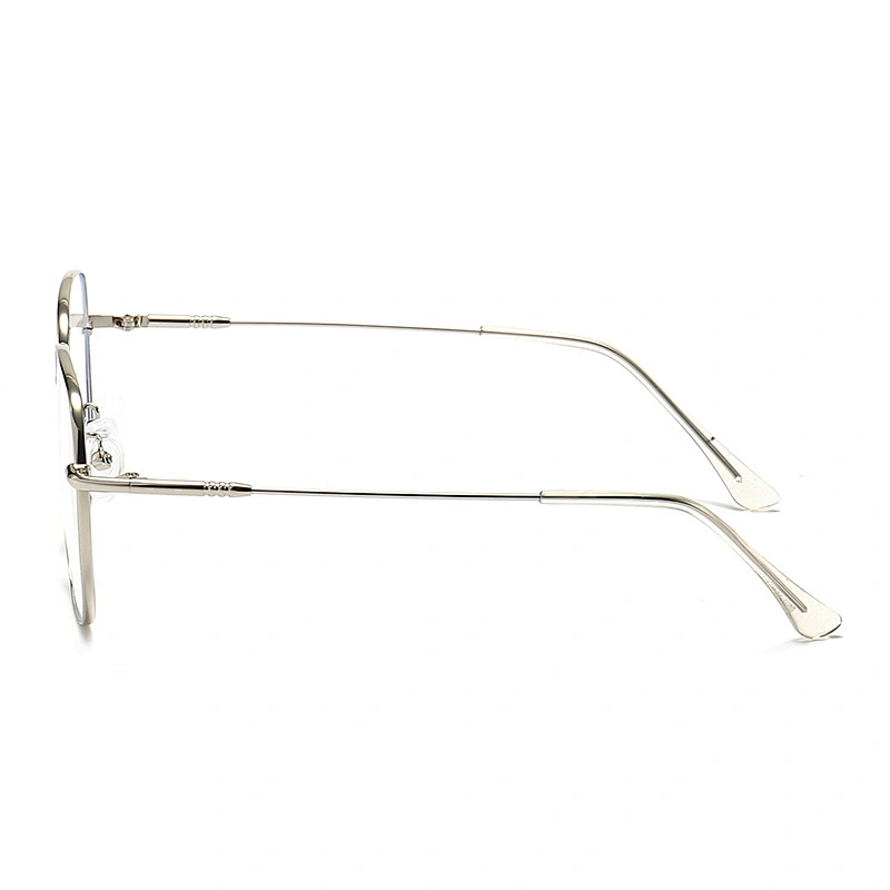 Stylish Metal Optical Glasses Square Frame Clear Polarized Lenses