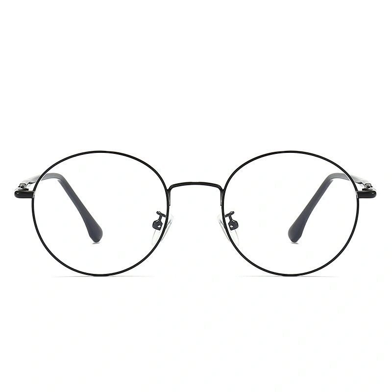 Metal Optical Glasses Cute CP Temple Tips Round Frame Eyeglasses