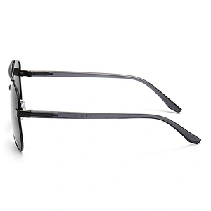 Metal Aviator Sunglasses for Adults Modern Polarized Lenses Sunglasses