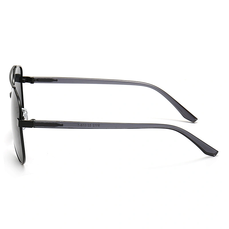 Metal Aviator Sunglasses for Adults Modern Polarized Lenses Sunglasses