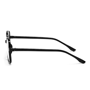 Retro CP Optical Glasses Transparent Polarized Lens Square Frame