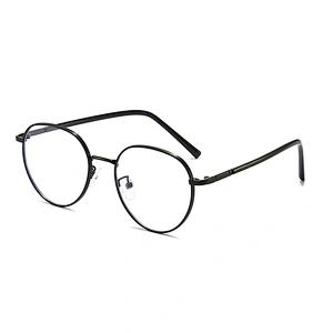 Round Metal Optical Glasses for Women and Men Clear Polarized Lenses