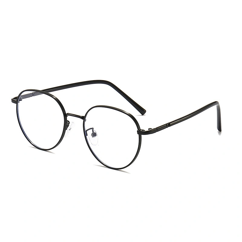 Round Metal Optical Glasses for Women and Men Clear Polarized Lenses