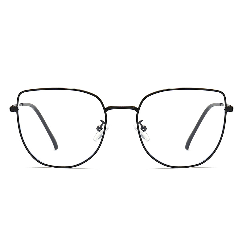Cat Eye Metal Optical Glasses Unique Style Clear Lenses Eyeglasses