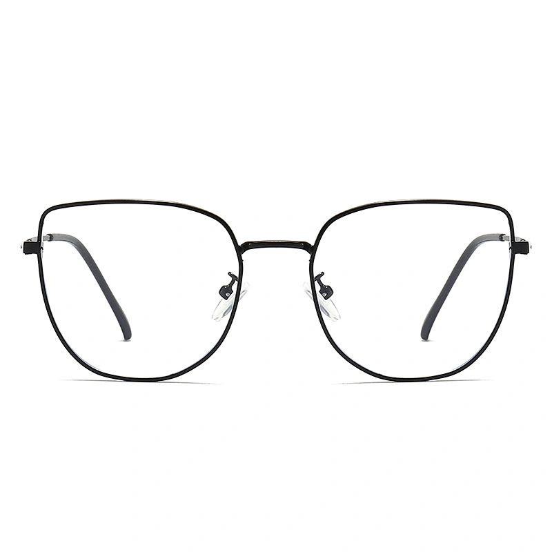 Cat Eye Metal Optical Glasses Unique Style Clear Lenses Eyeglasses